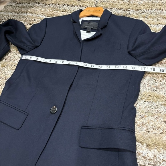 J Crew Regent Wool Blazer size 4 Navy Blue - Picture 9 of 11